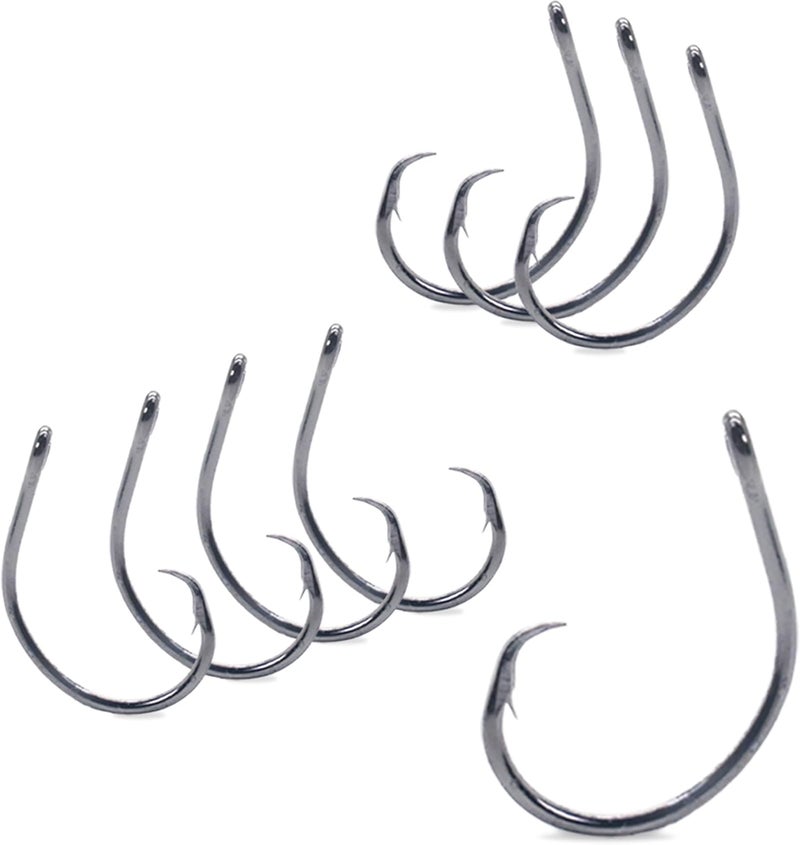 Mustad Classic 39944 Standard Wire Demon Perfect in Line Wide Gap Circle Hook | Saltwater Freshwater Hooks for Tuna, Catfish, Bass and More - Image 1
